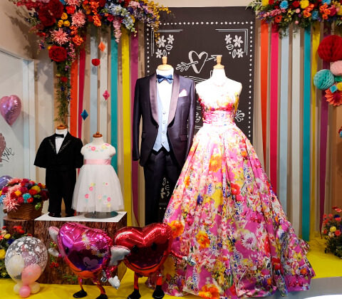 ブライダルウィンドウ　ディスプレイ