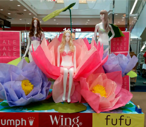 インナーバーゲン　ディスプレイ