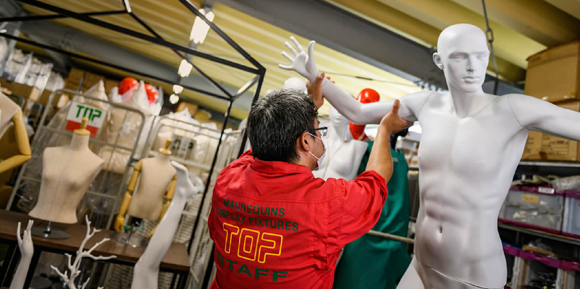 【公式】有限会社TOP マネキン、什器レンタル、空間演出のプロ集団