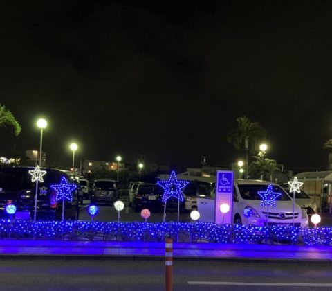 ショッピングセンター　イルミネーション