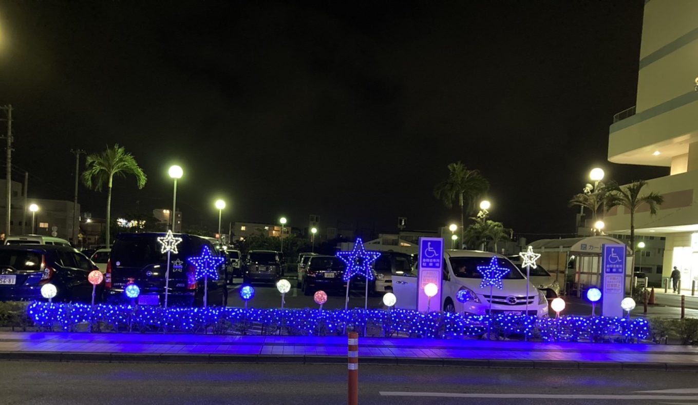 ショッピングセンター　イルミネーション