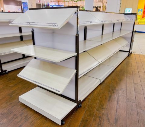 ギフト什器展開　棚板3段バージョン