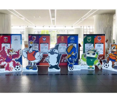 サッカーキャラクターパネル